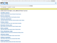 Tablet Screenshot of info-humenne.sk